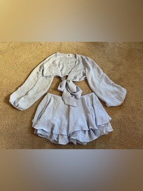 Princess Polly Periwinkle 2-piece Romper.
